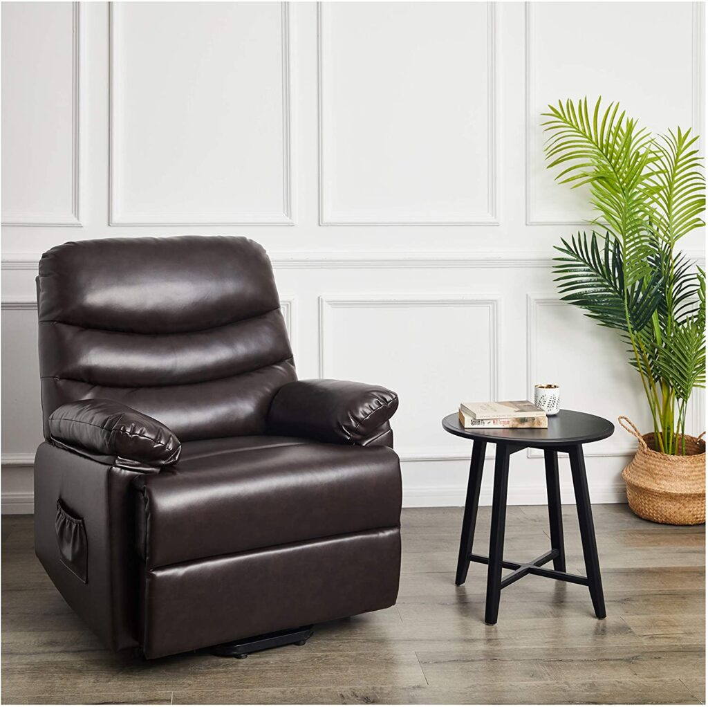 JC Home Sabadell Wall-Hugger Power-Lift Recliner