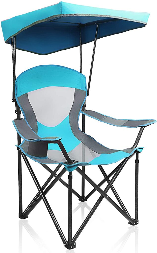 ALPHA CAMP Heavy Duty Canopy Lounge Chair