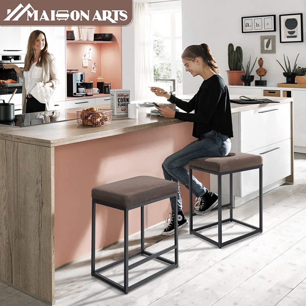 Maison Arts counter height bar stools for home