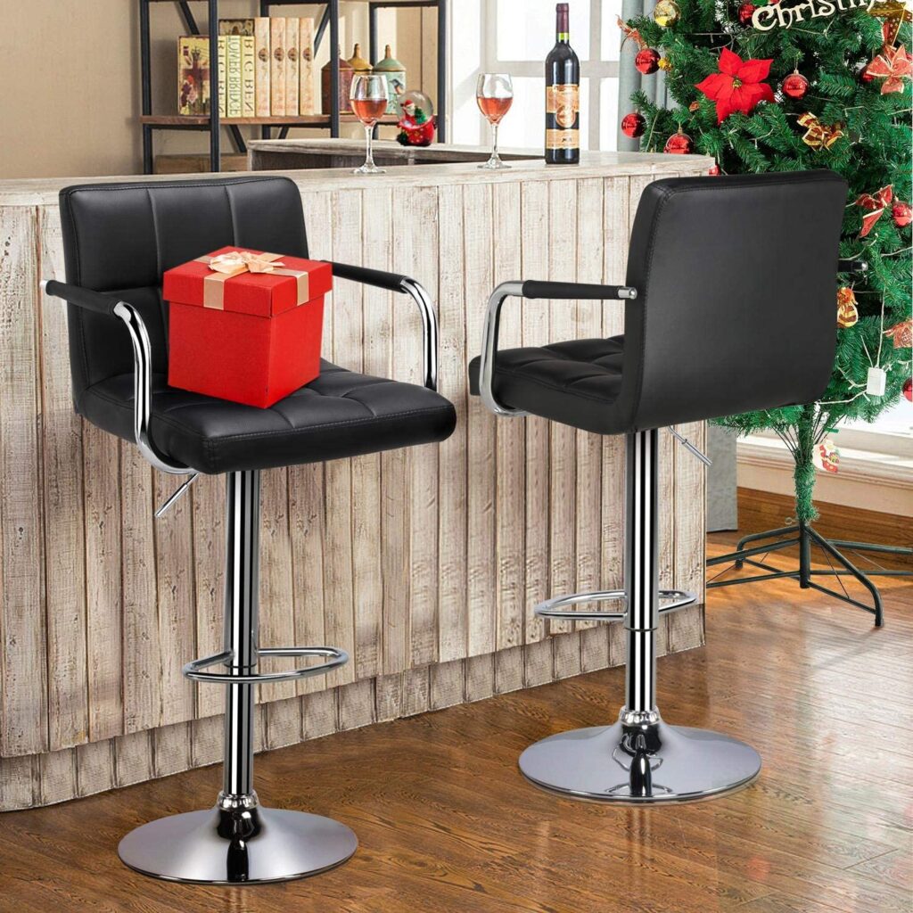 Yaheetech Adjustable Counter Height Bar chairs for home