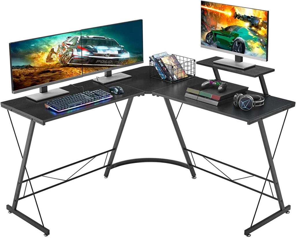 Mr IRONSTONE L Shaped Gaming Desk