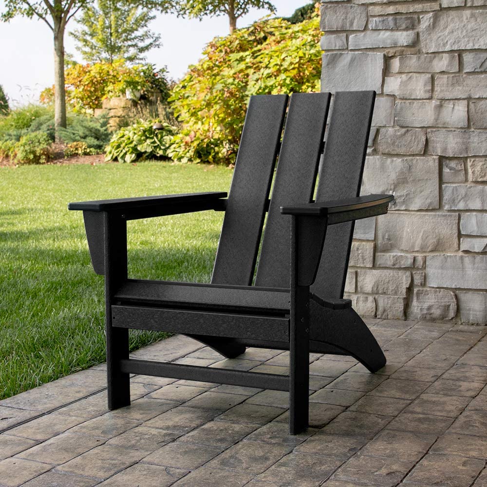 Polywood Adirondack chair for fire pit