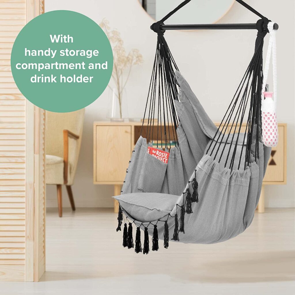 Best bedroom hanging chairs - Vita5 sturdy hanging chair for bedroom