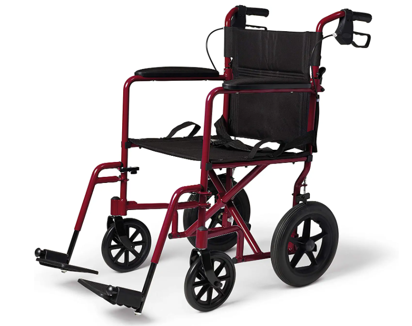 Medline forldable 12-inch wheel chair for disabled persons
